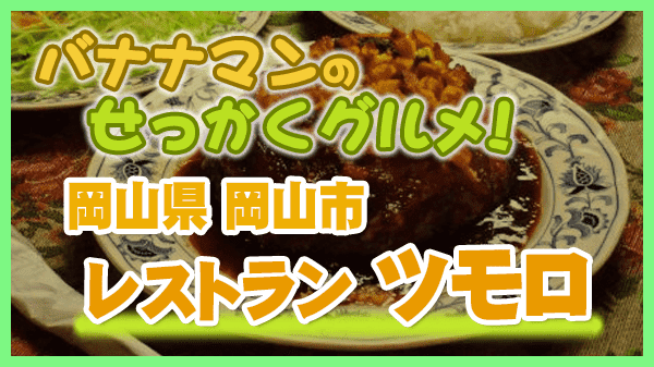 バナナマンのせっかくグルメ 岡山県 岡山市 レストラン ツモロ ハンバーグステーキ