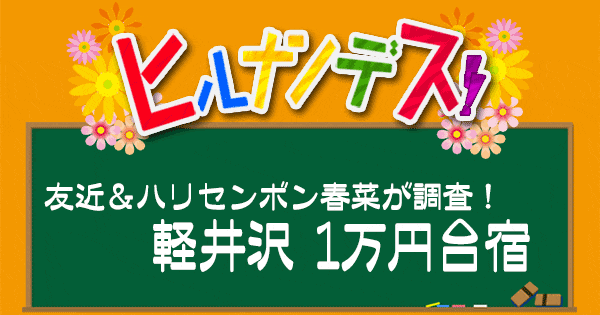 ヒルナンデス 軽井沢 1万円台宿