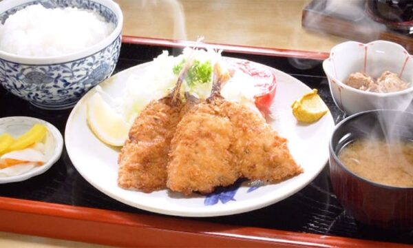 逗子市 和食 魚佐次 アジフライ