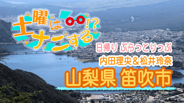 土曜はナニする 日帰り ぷらっとりっぷ 山梨県 笛吹市 内田理央 松井玲奈