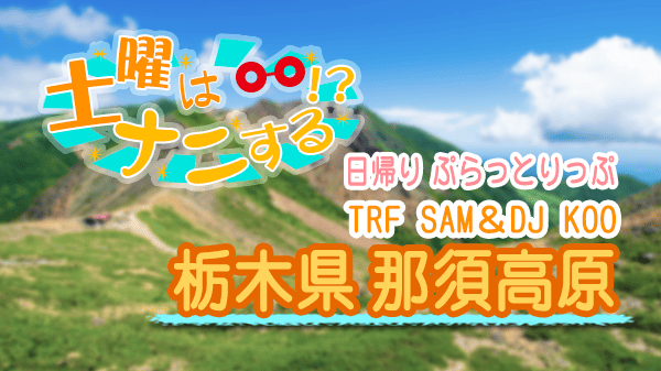 土曜はナニする 日帰り ぷらっとりっぷ 栃木県 那須高原 TRF SAM DJ KOO