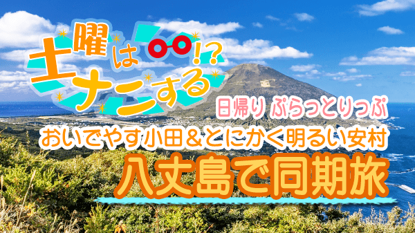 土曜はナニする 日帰り ぷらっとりっぷ 八丈島 おいでやす小田 とにかく明るい安村