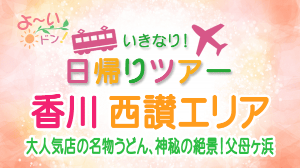 よーいドン いきなり日帰りツアー 香川県 西讃エリア