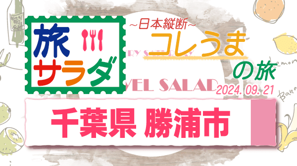 旅サラダ コレうまの旅 千葉県 勝浦市