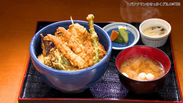 バナナマンのせっかくグルメ 群馬県 高崎市 天ぷら 天松 上天丼