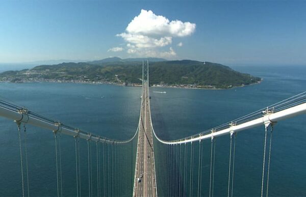 明石海峡大橋ブリッジワールド 塔頂体験ツアー