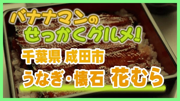 バナナマンのせっかくグルメ 千葉県 成田市 うなぎ 花むら