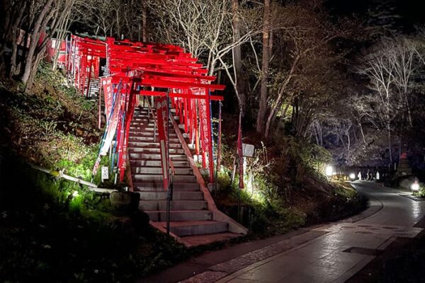 草津温泉 西の河原 穴守稲荷神社