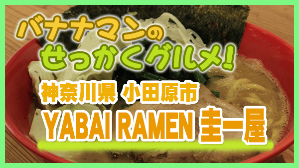 バナナマンのせっかくグルメ 神奈川県 小田原市 YABAI RAMEN 圭一屋