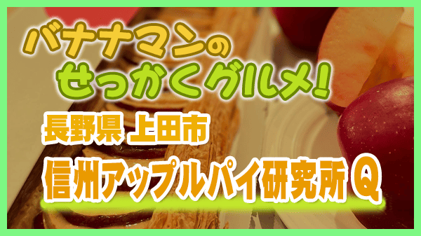 バナナマンのせっかくグルメ 長野県 上田市 アップルパイ 信州アップルパイ研究所 Q