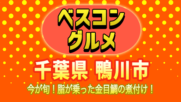 ベスコングルメ 千葉県 鴨川市 金目鯛 煮付け